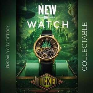 💚🩷 Wicked Watch Collectable – Glinda / Elphaba Inspired – Emerald City 🩷💚